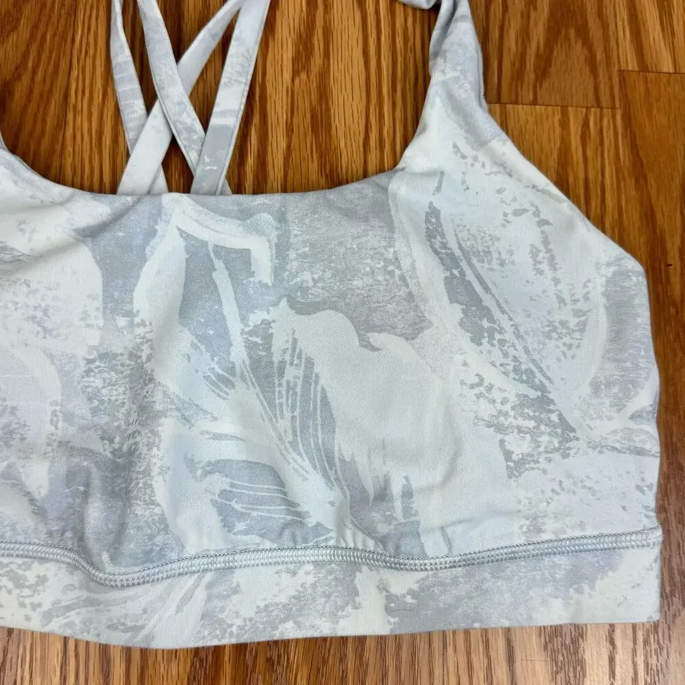Lululemon Energy Sports Bra Tropical Shadow Starlight Multi Sz 10